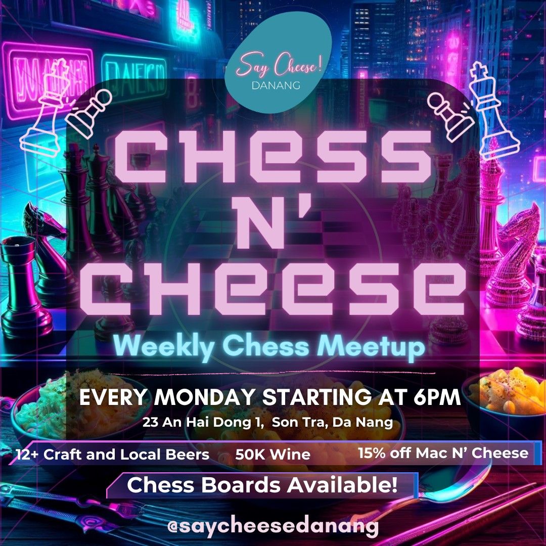 Chess N\u2019 Cheese: Weekly Chess Meetup \u265f\ufe0f\ud83e\udde0\ud83c\udf7b