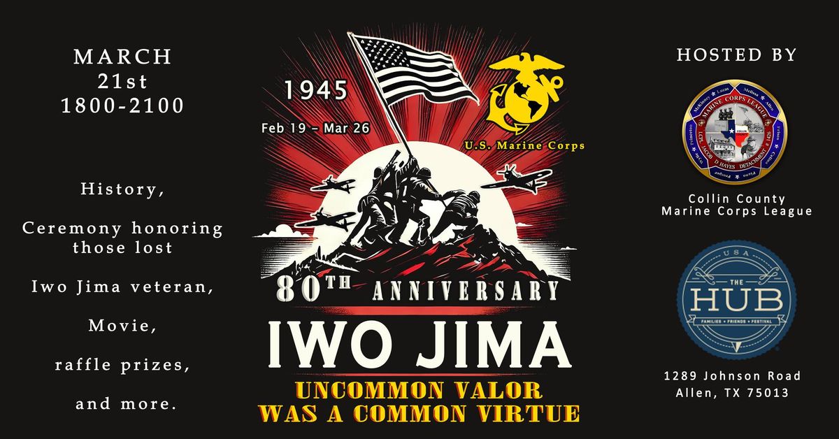 Iwo Jima 80th Anniversary Event - Raising a Toast to Those Who Raised the Flag