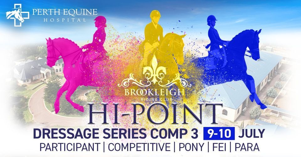 Perth Equine Hospital Hi-Point Dressage Series - Comp 3