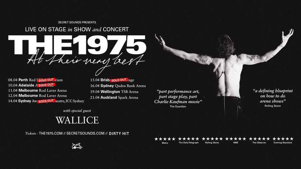 The 1975 | At Their Very Best | Adelaide | SOLD OUT