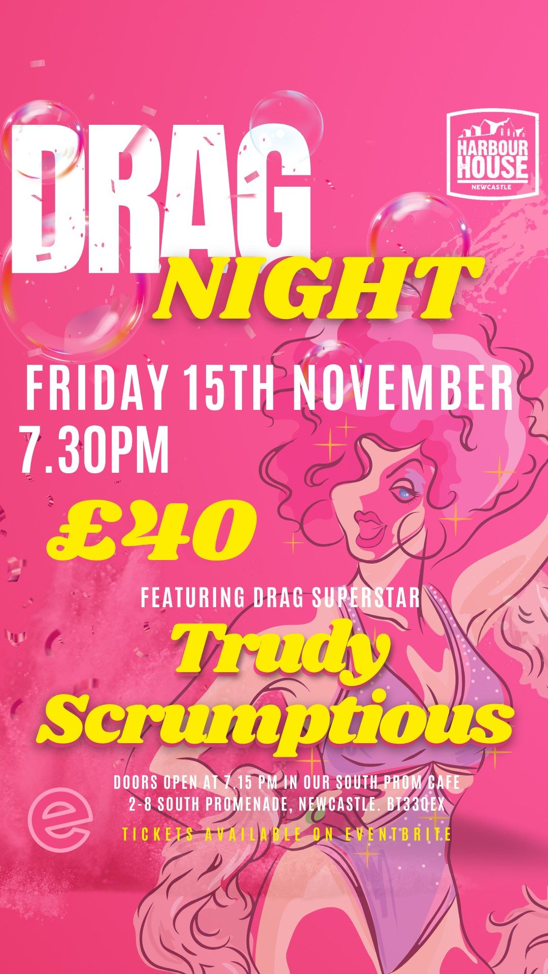 Drag Night Hosted by Drag Superstar Trudy Scrumptious 