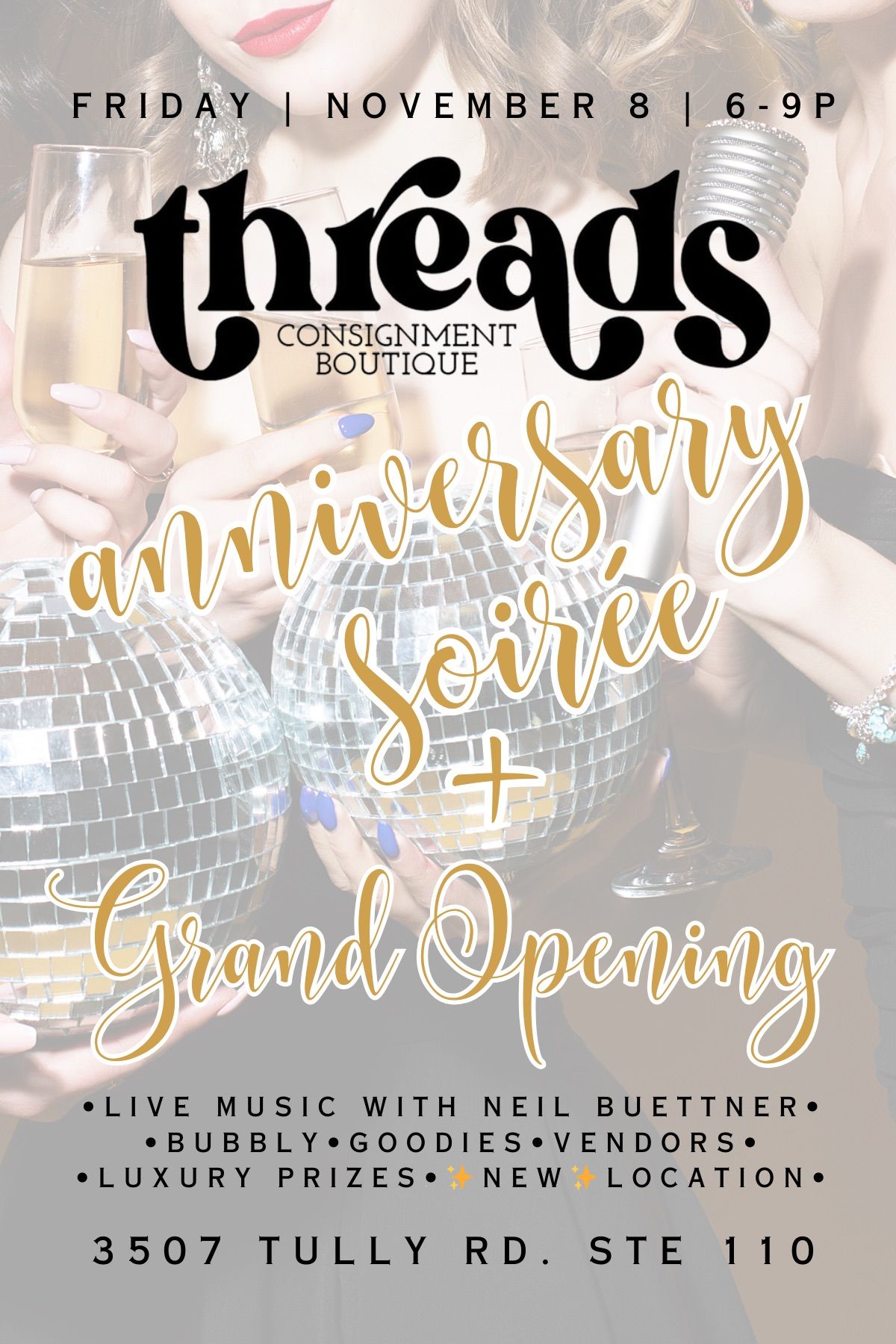 Threads Anniversary Soir\u00e9e & Grand Opening