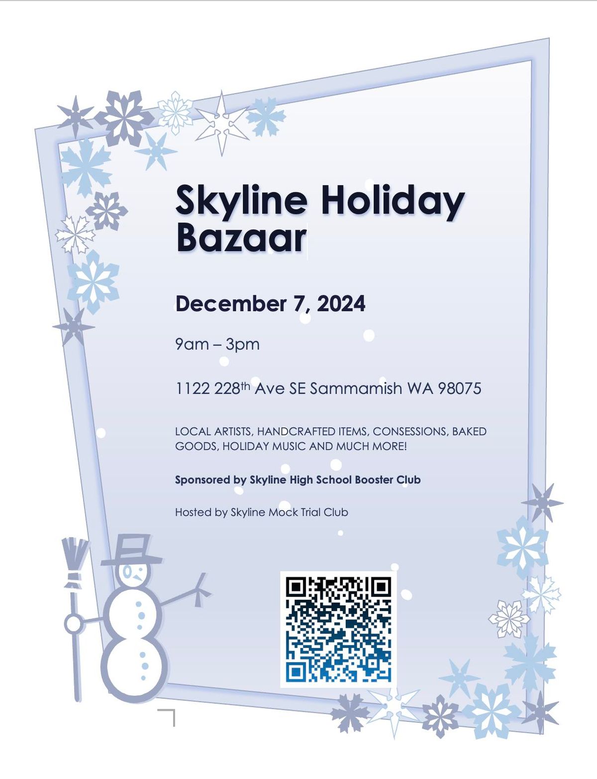 Skyline Holiday Bazaar