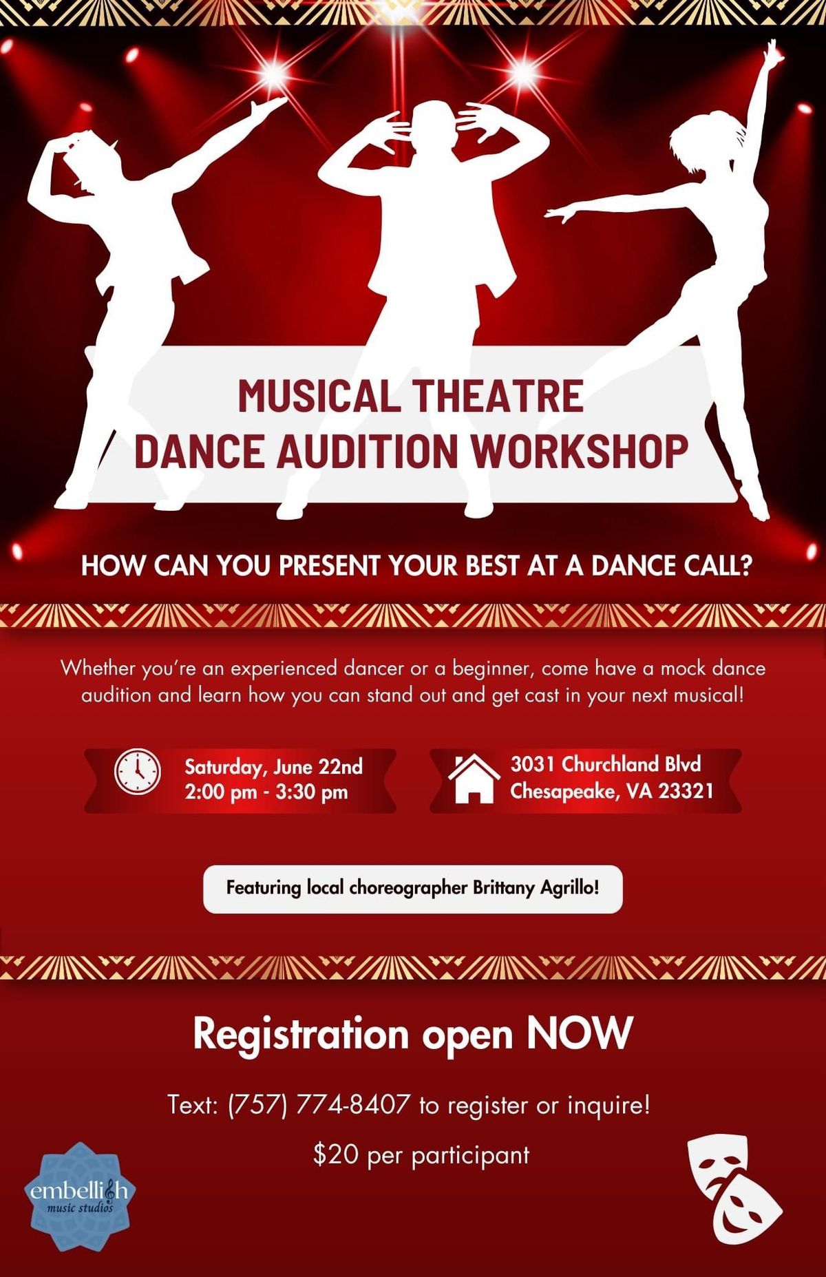 Musical Theatre Dance Audition Workshop