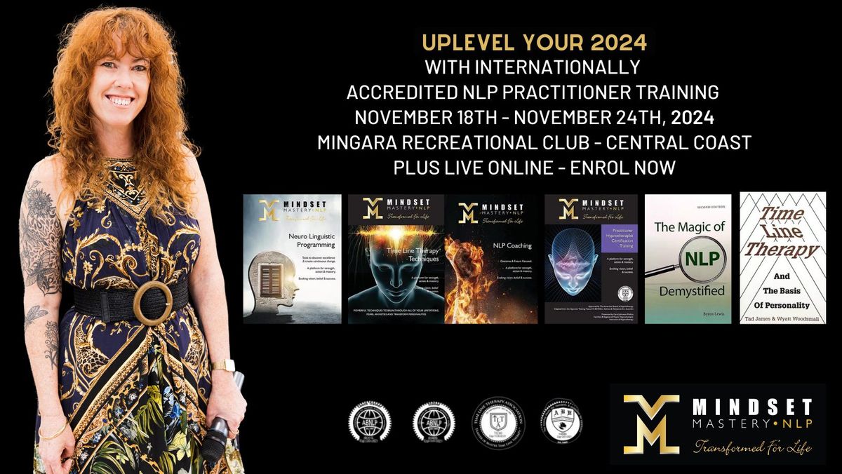 7 Day NLP Certification Training - 18th - 24th November 2024