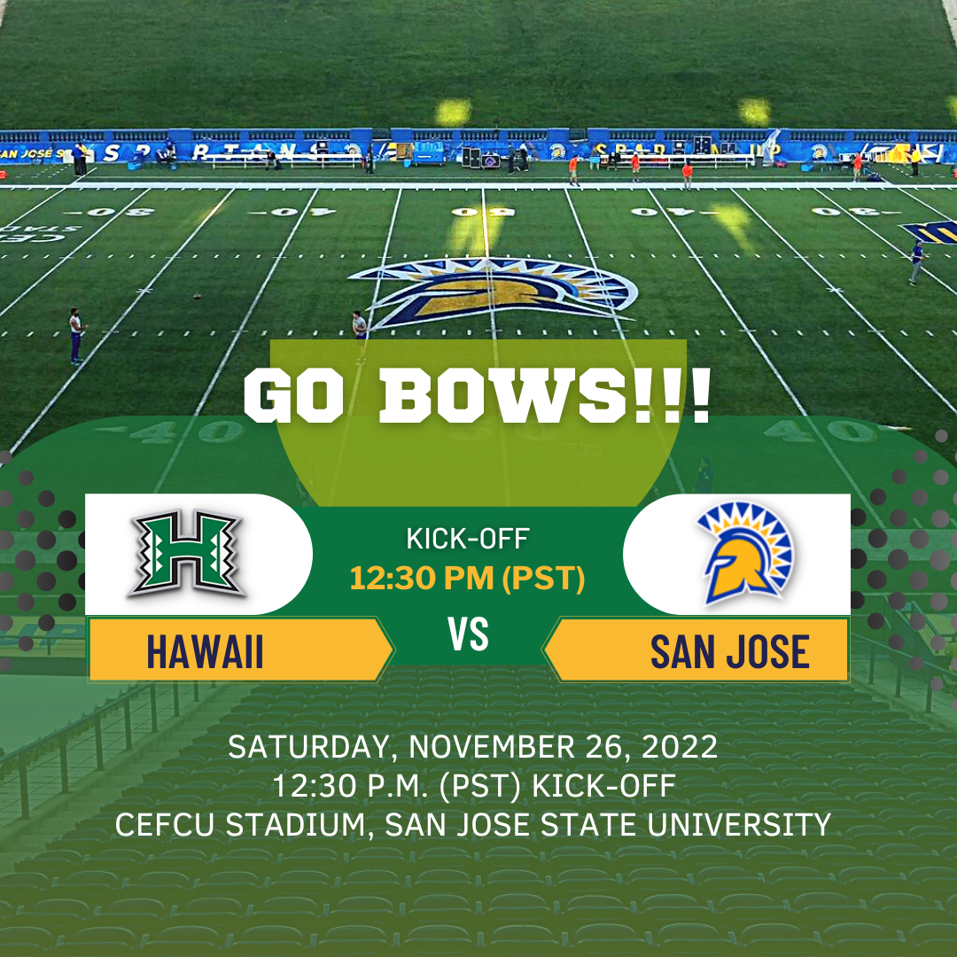 Hawaii Rainbow Warriors at San Jose State Spartans Football at CEFCU Stadium