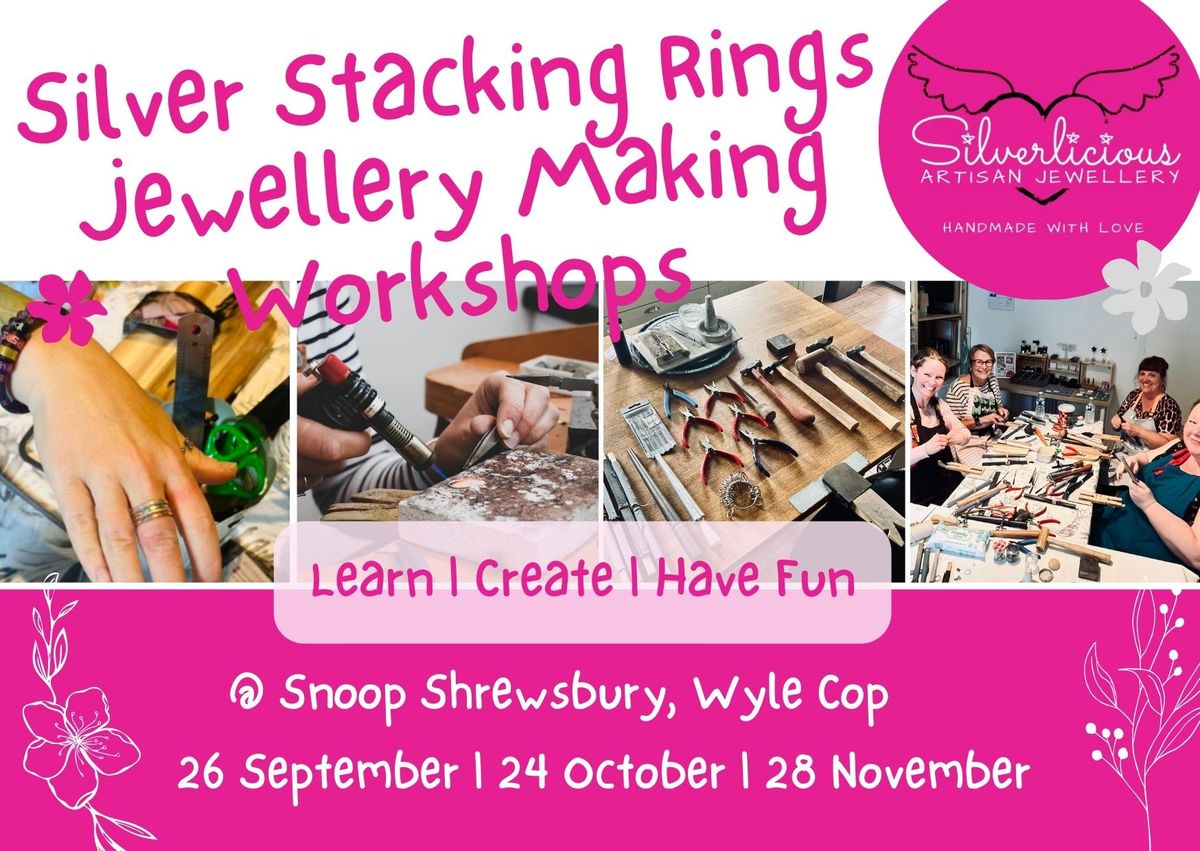 Silver Stacking Rings Jewellery Making Workshop 