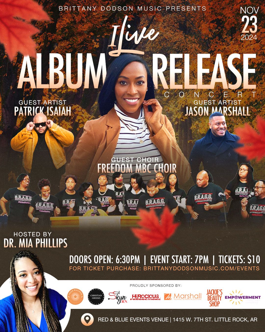 I Live: Pre-Thanksgiving Album Release Event