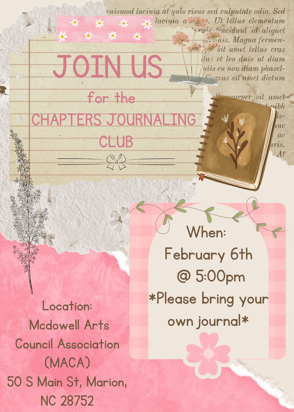 Chapters Journaling Club