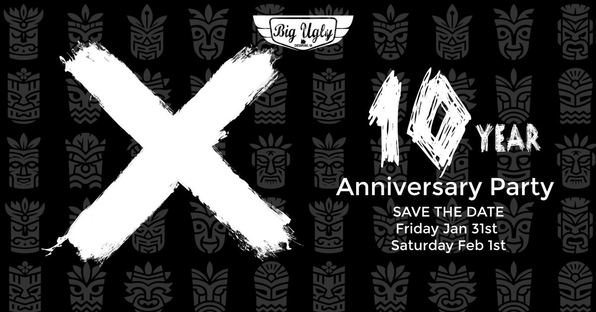 10 Year Tiki Anniversary Party | Big Ugly Brewing