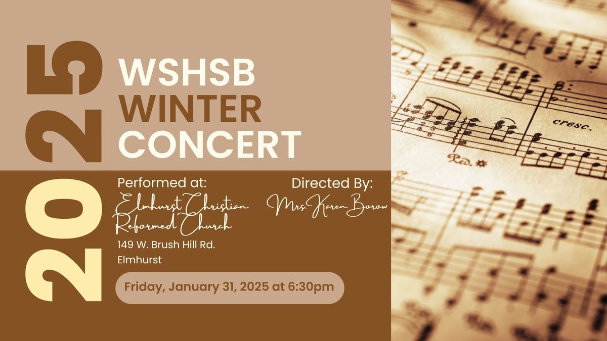 WSHSB 2025 Winter Concert