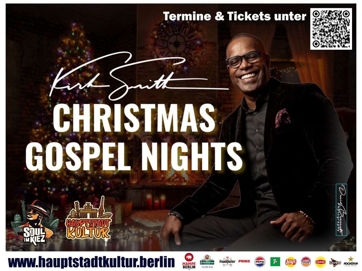 Gospel Christmas Konzert Berlin mit Kirk Smith