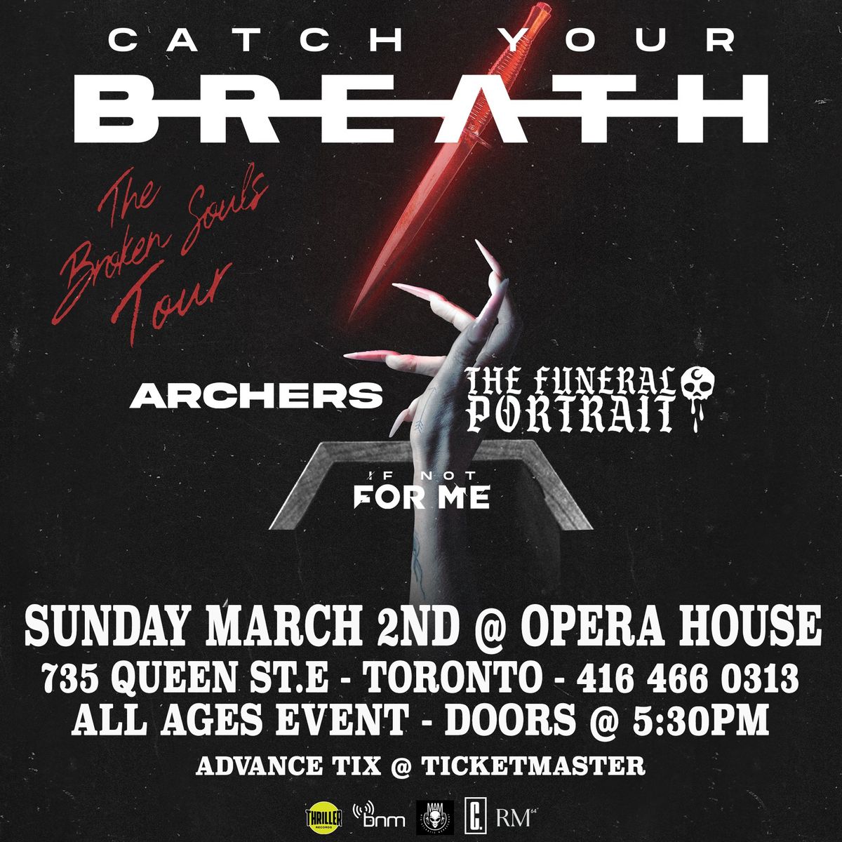 CATCH YOUR BREATH "THE BROKEN SOULS TOUR"