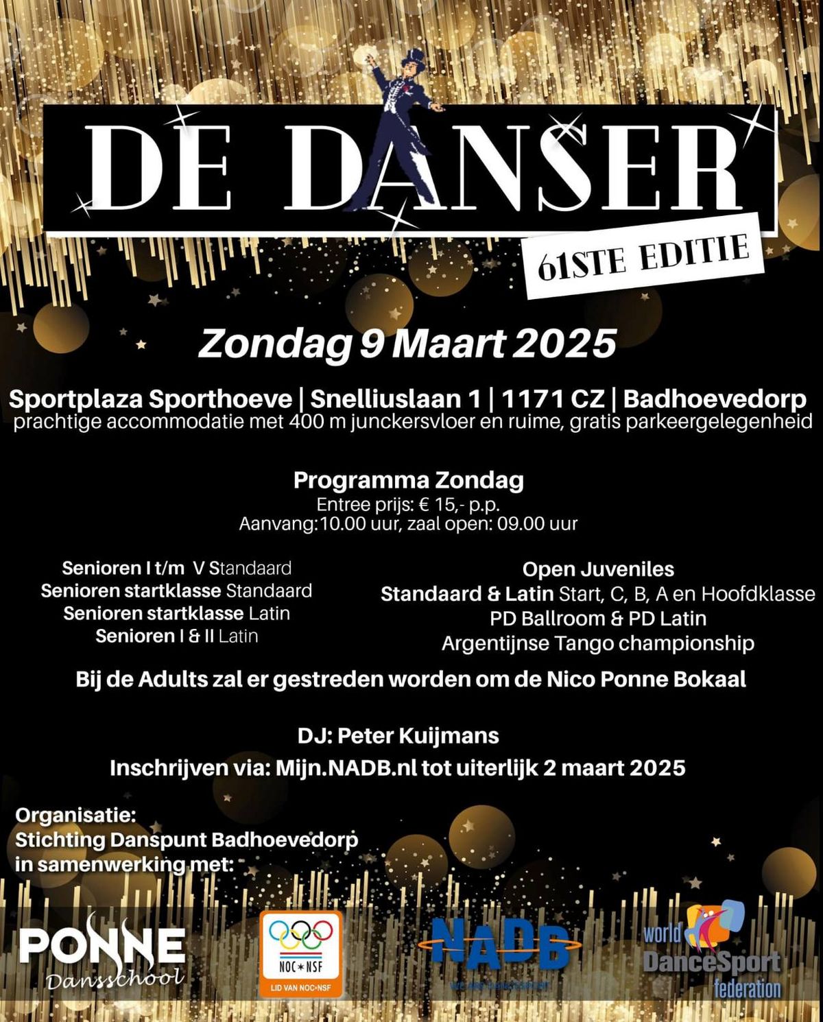 De Danser Tango category - dance competition