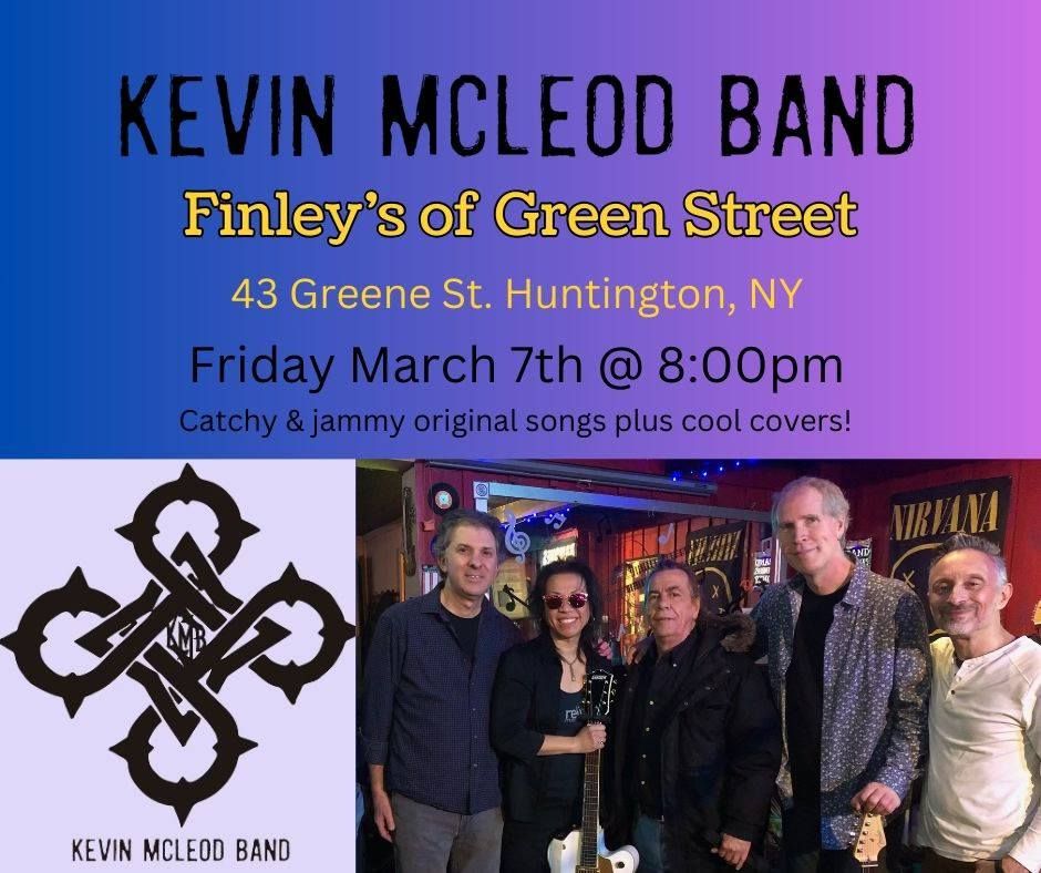 Kevin McLeod Band at Finley's of Green Street!