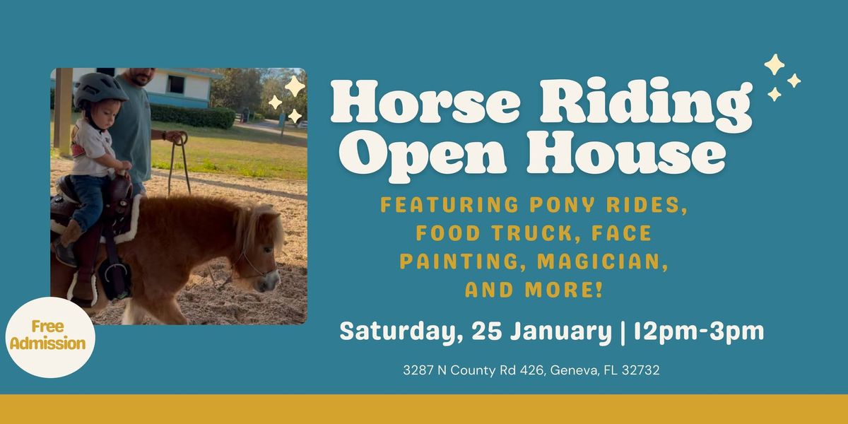 Horse Riding Open House 