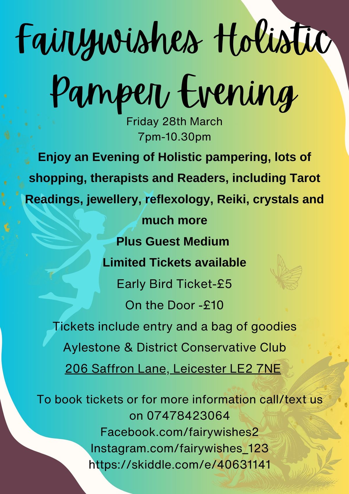 Fairywishes Holistic Pamper Evening