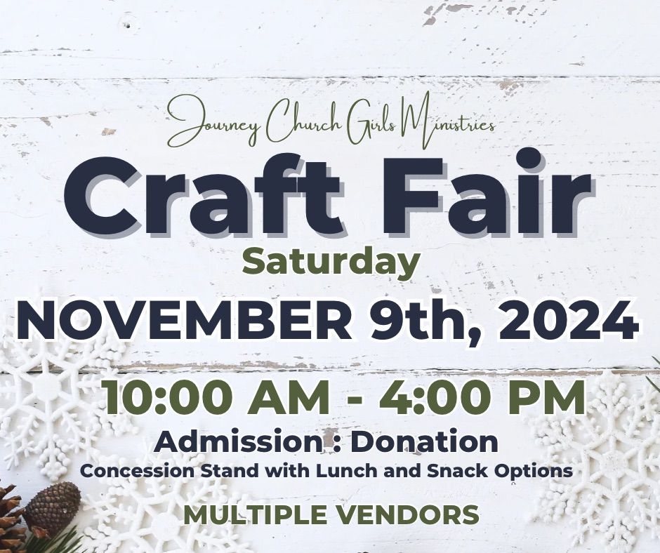 Girls Ministries Craft Fair 2024