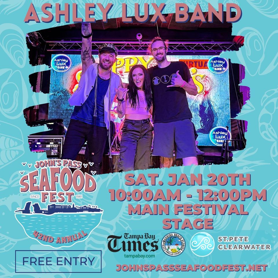Ashley Lux Band Live at the Johns Pass Seafood Festival, Johns Pass