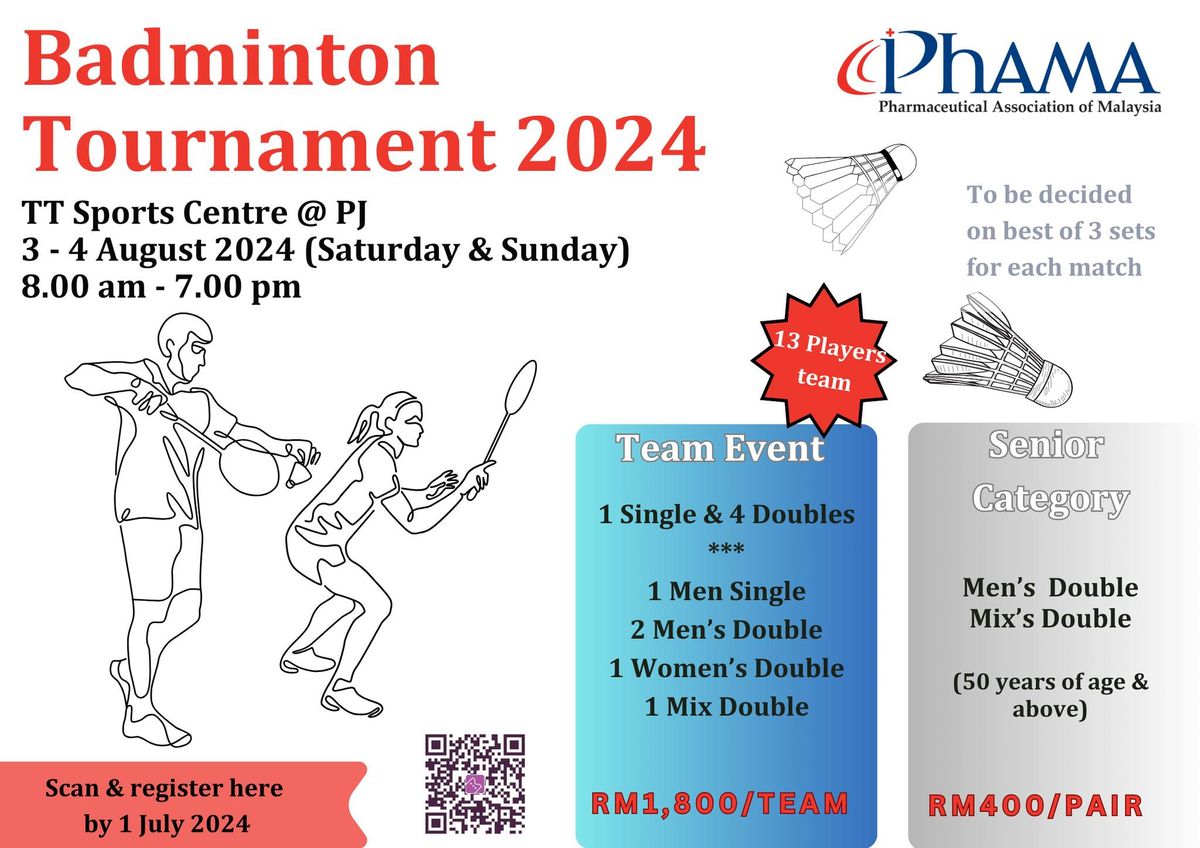 PhAMA Badminton Tournament 2024