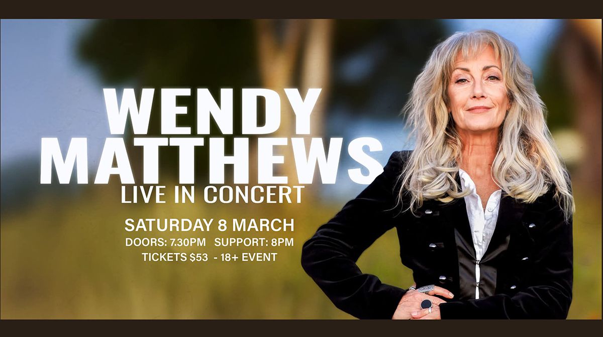 WENDY MATTHEWS LIVE IN CONCERT