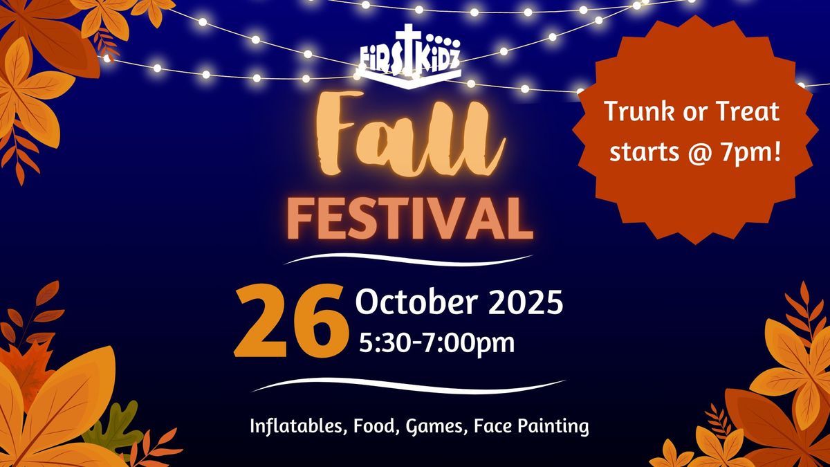 FirstKidz Fall Festival