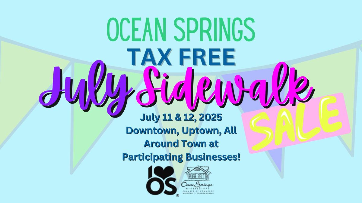 Annual Tax Free Sidewalk Sale 2025