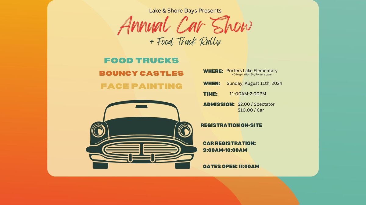 Lake & Shore Days: Car Show + Food Truck Rally