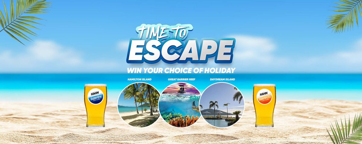 Time To Escape - Win your choice of holiday!