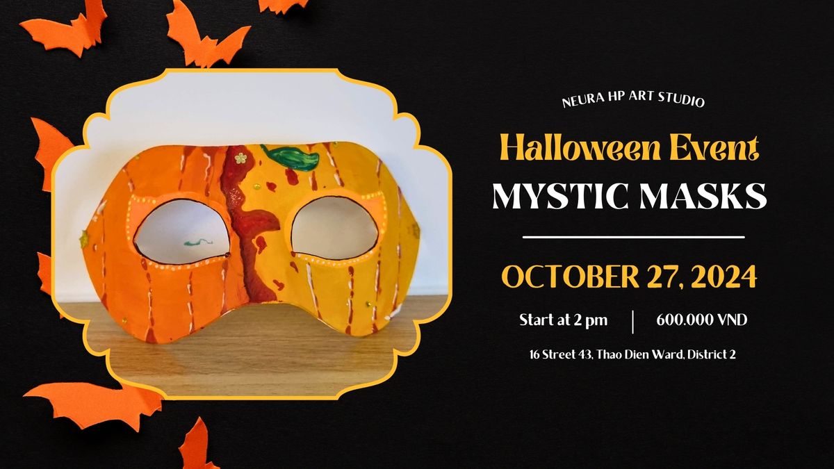 MYSTIC MASKS - HALLOWEEN ART WORKSHOP FOR KIDS