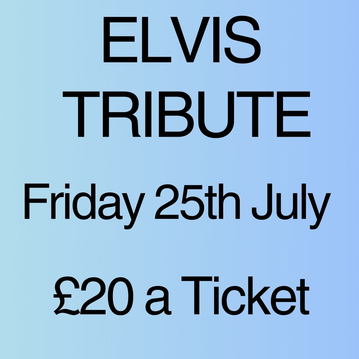 Elvis Tribute