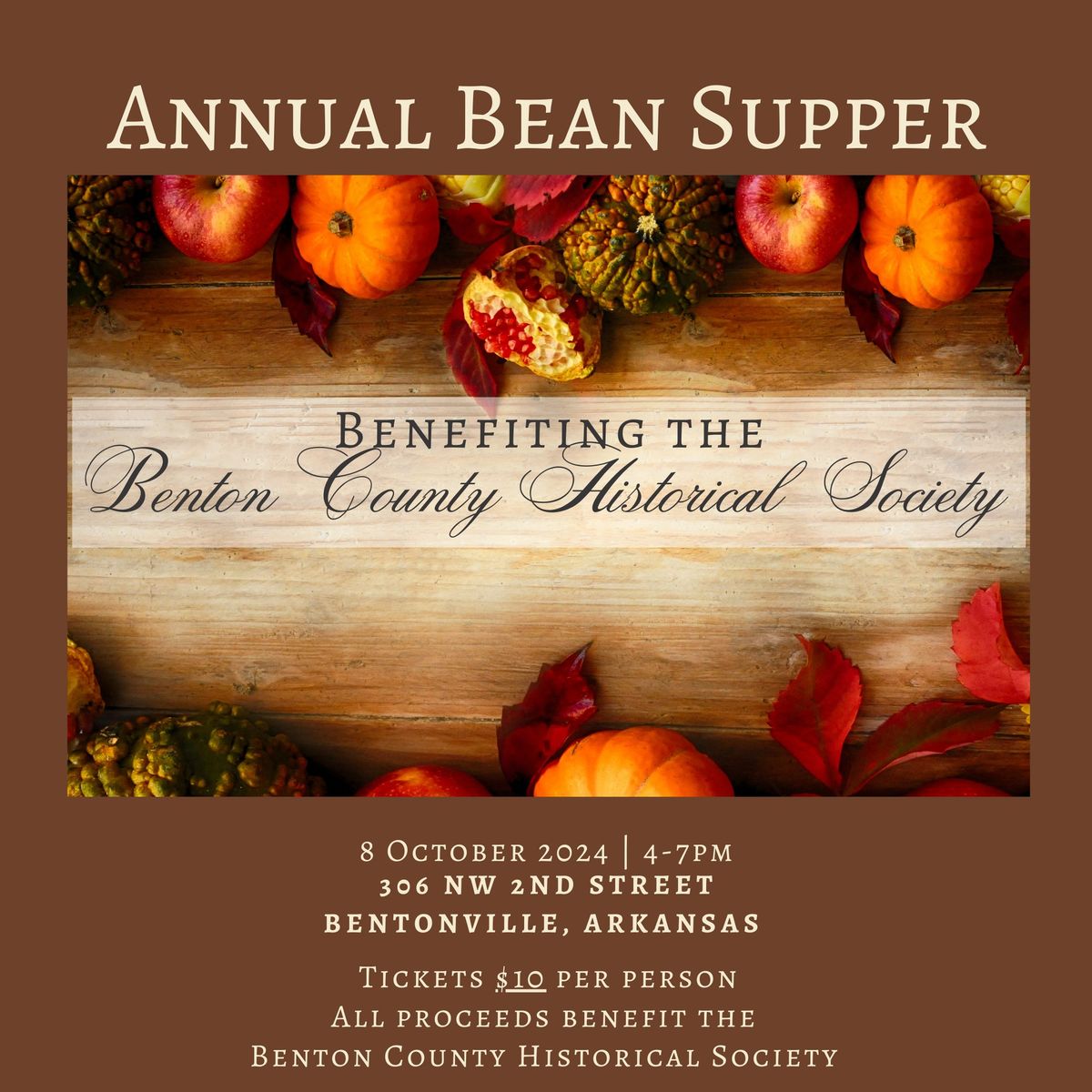 Annual Bean Supper