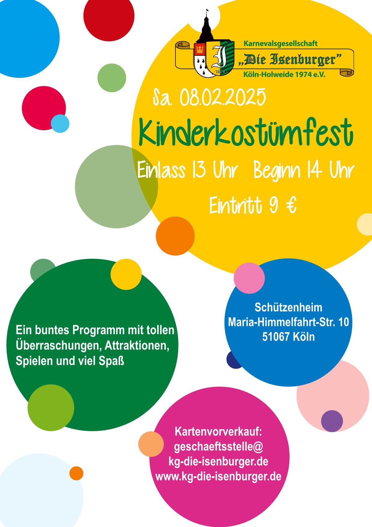 Kinderkost\u00fcmfest KG ,,Die Isenburger\u201c