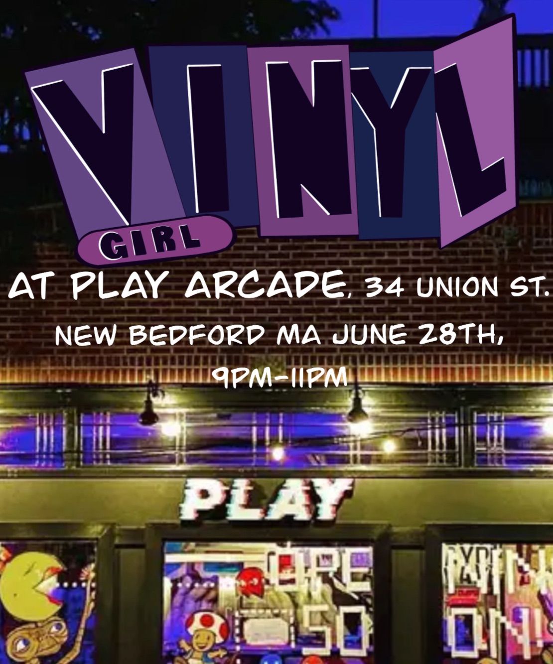 Vinyl Girl at Play Arcade! 