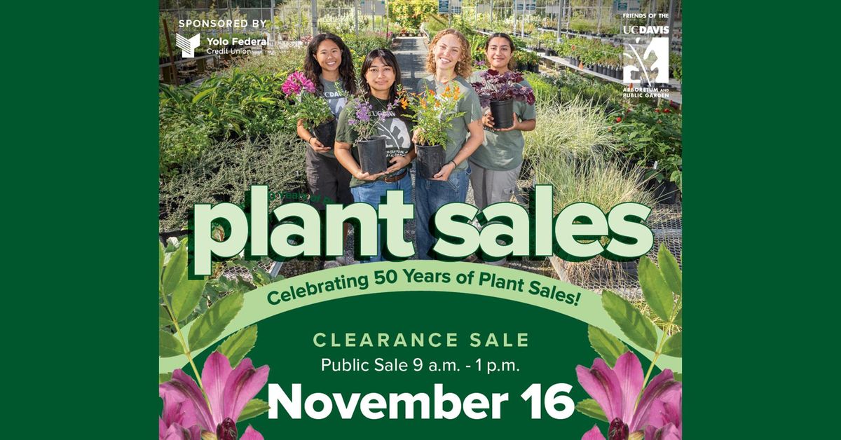 UC Davis Clearance Plant Sale