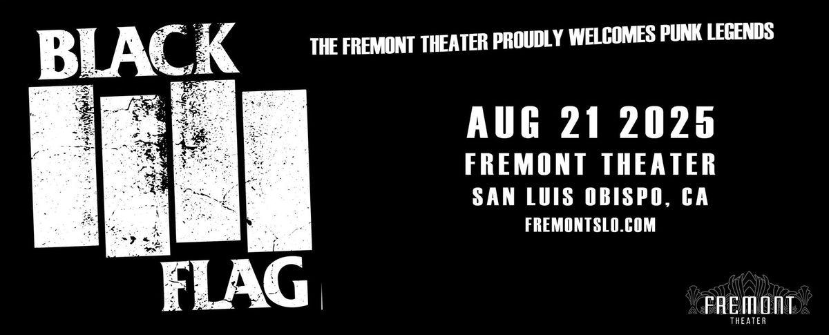 Black Flag LIVE at Fremont Theater