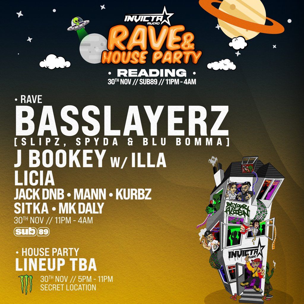 Invicta Audio: Basslayerz, J Bookey + More | READING