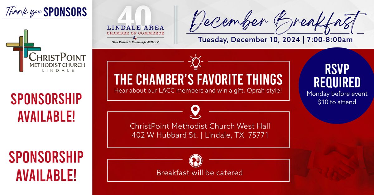 December 2024 LACC Business & Breakfast