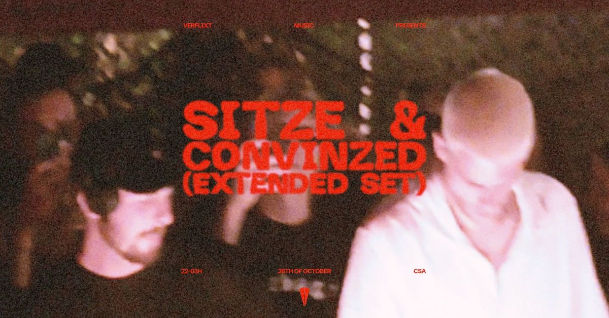 VERFLIXT MUSIC PRES. SITZE B2B CONVINZED (Extended Set) @CAFE SCH\u00d6NE AUSSICHTEN  