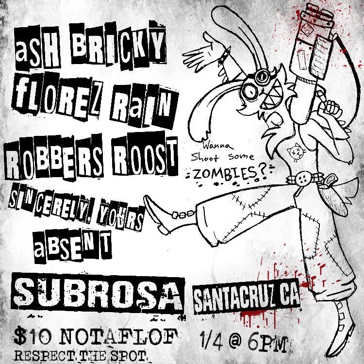 folk punk descends upon SubRosa like a mighty wave 