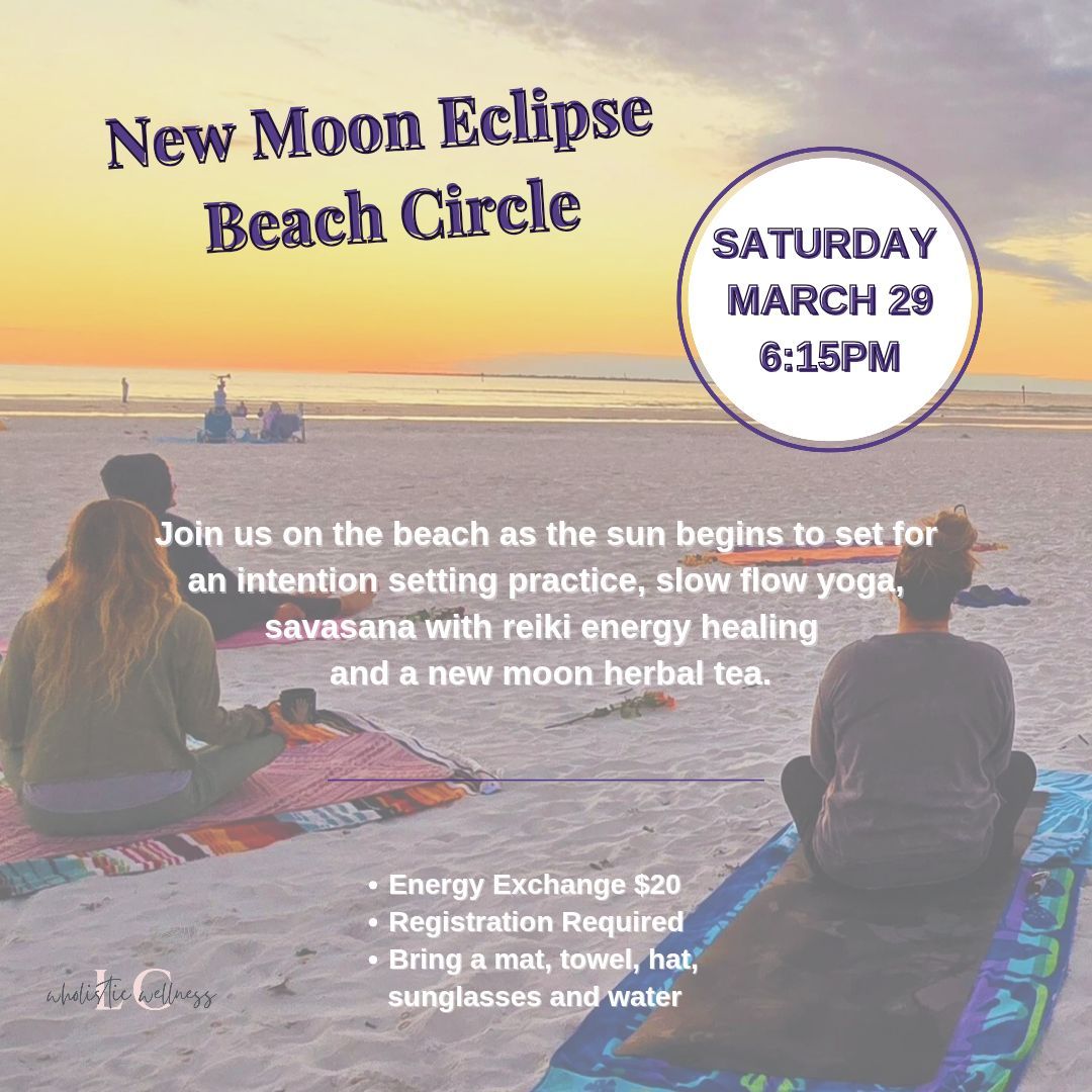 New Moon Eclipse Beach Circle