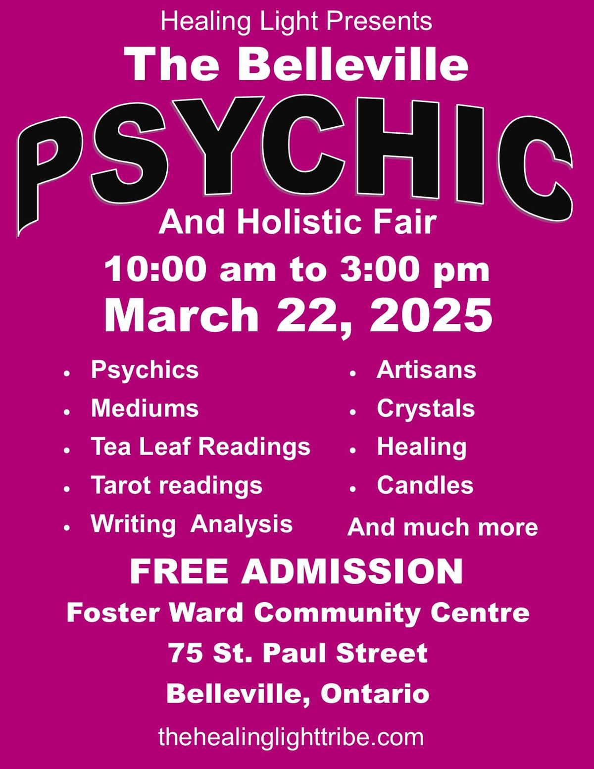 Psychic and Holistic Fair 