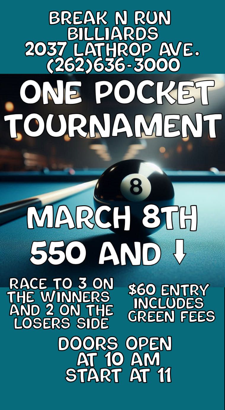 550 and Under One Pocket Showdown!!