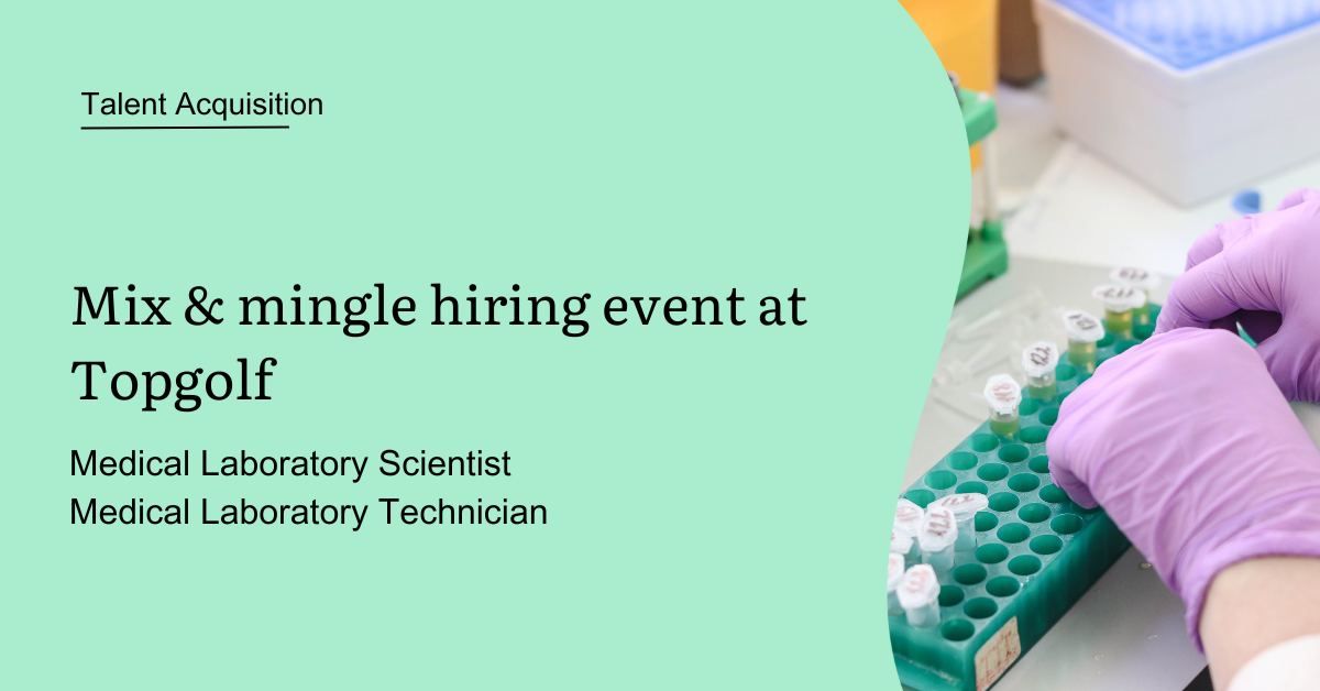 Laboratory Services Hiring Event at Topgolf in Virginia Beach, VA