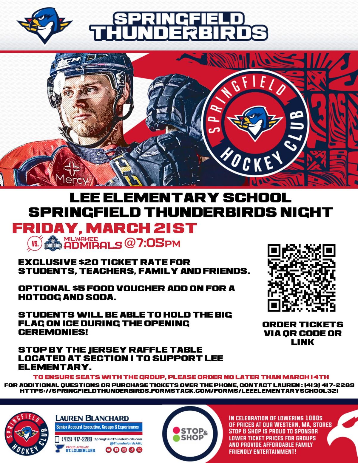 Springfield Thunderbirds: LES Hockey Night