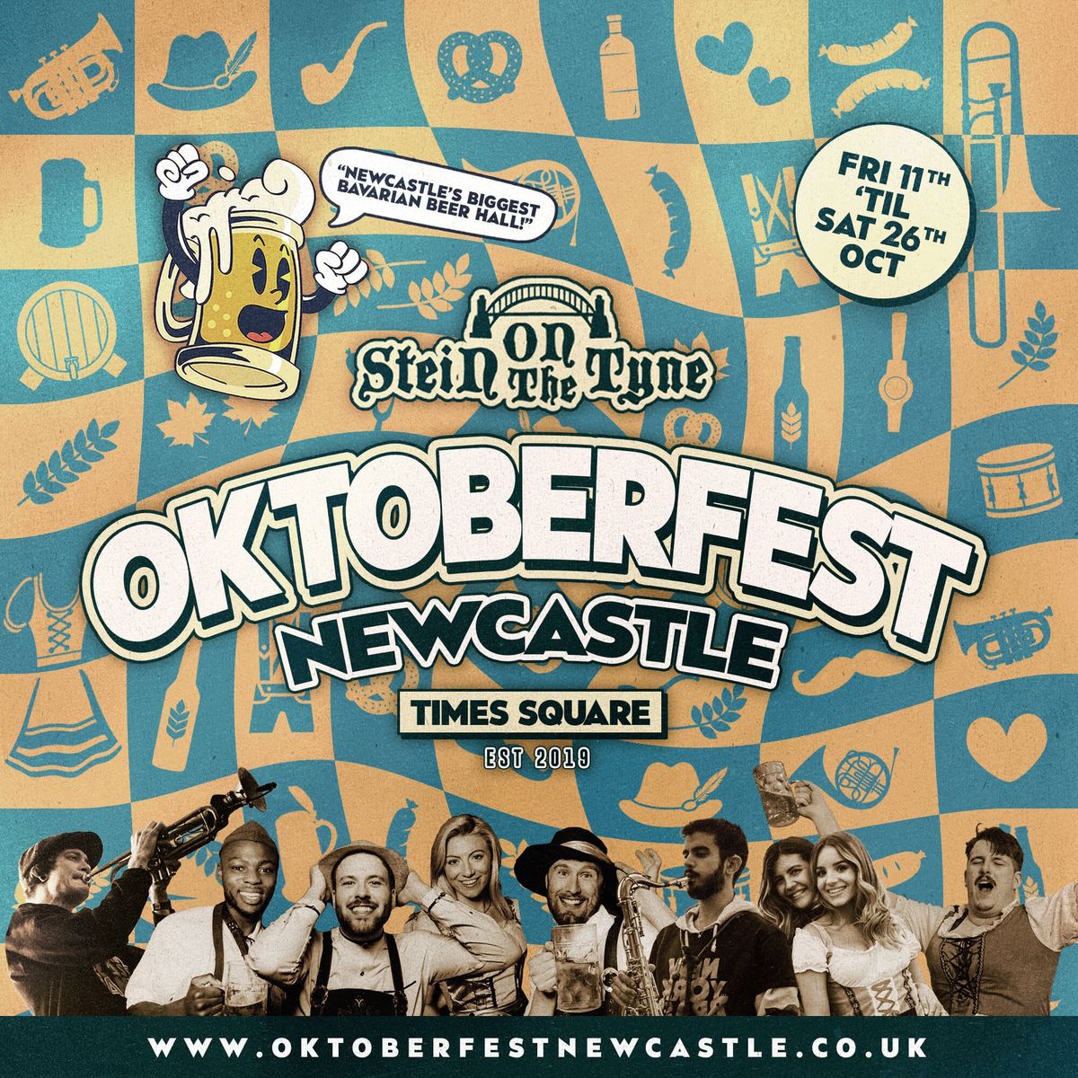 Oktoberfest Newcastle - Saturday 19th October 2024 - 6pm Start