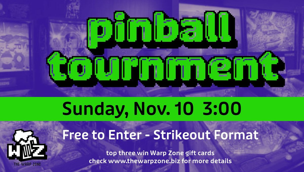 Strikeout Pinball Tournament