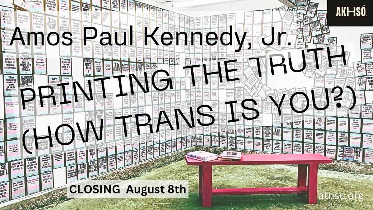 _closing giveaway AMOS PAUL KENNEDY, JR.: PRINTING THE TRUTH