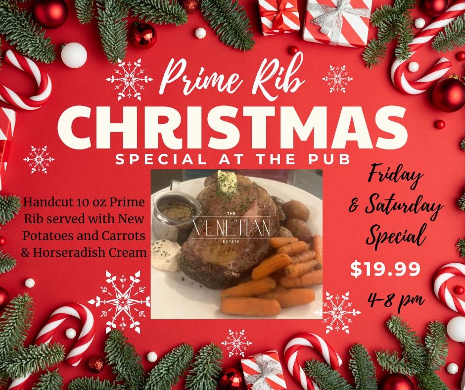 Prime Rib Night Special at The Pub 