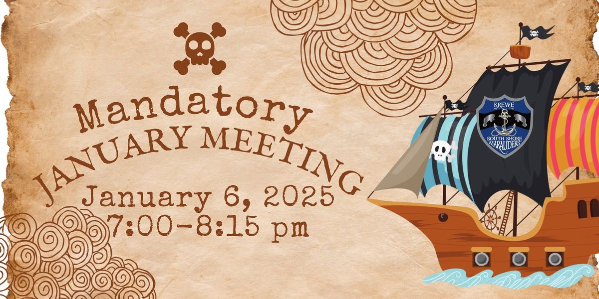 KSSM Mandatory January Meeting 2025